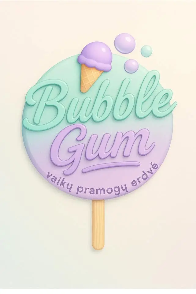 Bubble Gum logotipas Bubble Gum logotipas
